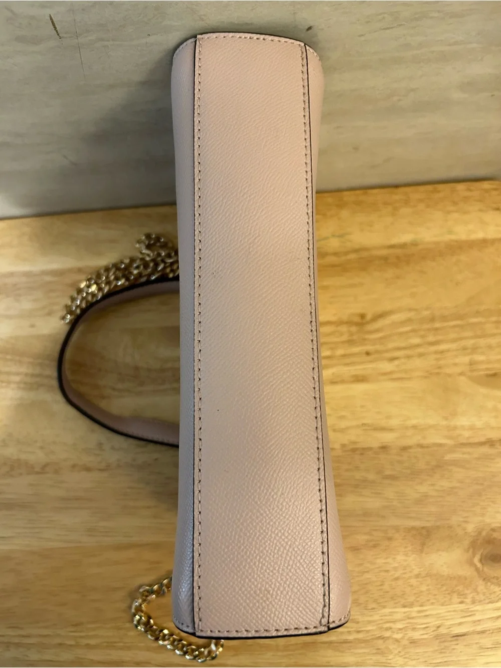 Michael Kors Mott Leather Convertible Pink Crossbody Shoulder Bag